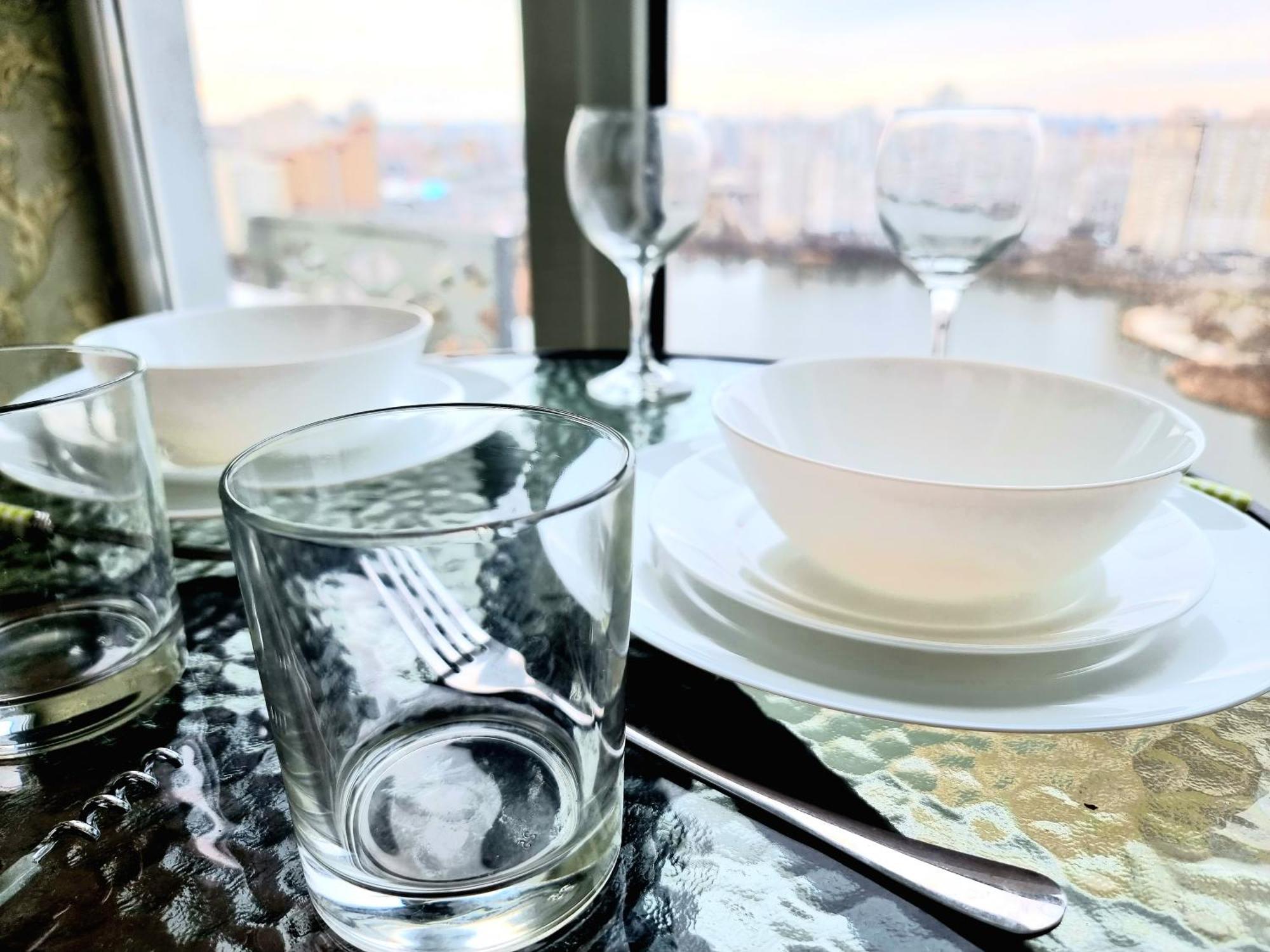панорамний краєвид на озеро Apartment